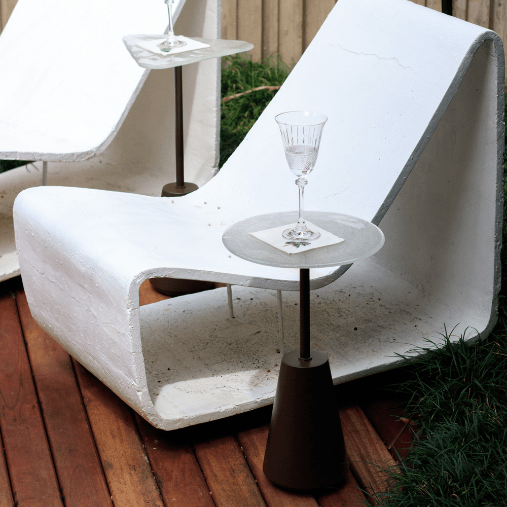 Mesa Lateral Redonda Iced