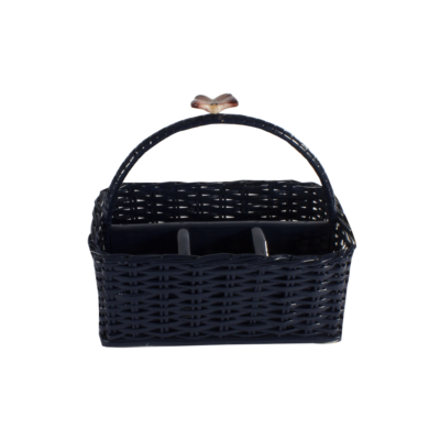 Porta Talher Vime Navy Blue Butterfly