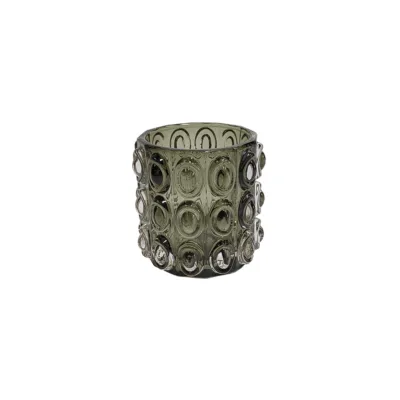 Castiçal Olive Glass Eye P