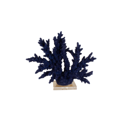 Escultura Coral Cobalto Blue