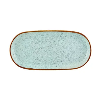 Travessa Oval Rustic Blend Azul G