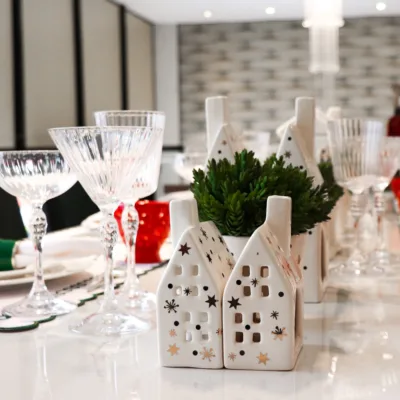 Casinha Pequena Natal Escandinavo
