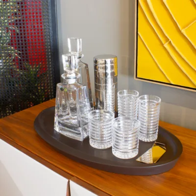 Garrafa Cristal Salute Baixa